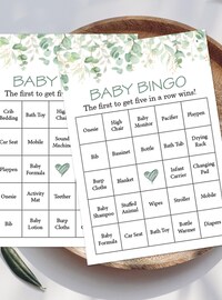 Baby Bingo Game Baby Shower Party Game Find The Guest Game Baby Shower Game Fun Ice Breaker Game Minimalist Baby Shower Printable Bingo Game