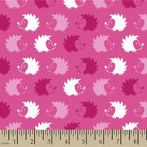 Hedgehog Blanket Pink Hedgehogs