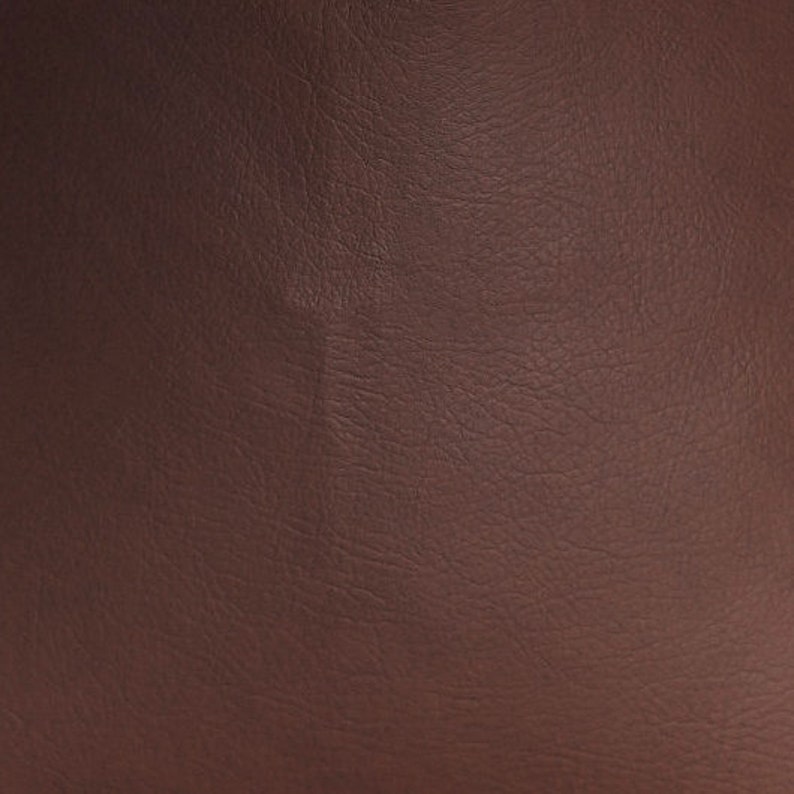 18x18 Cognac Vegan Faux Leather Pillow Cover