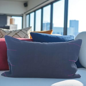 Authentic African Mud Cloth Lumbar Pillow Cover