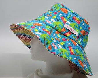 Bucket Hat 26" 3X Large hat, Reversible hat, 3XL hat, beach hat, hats for large heads, 3XL Sun Hat, 3XL Beach hat, Pride, LBGTQ