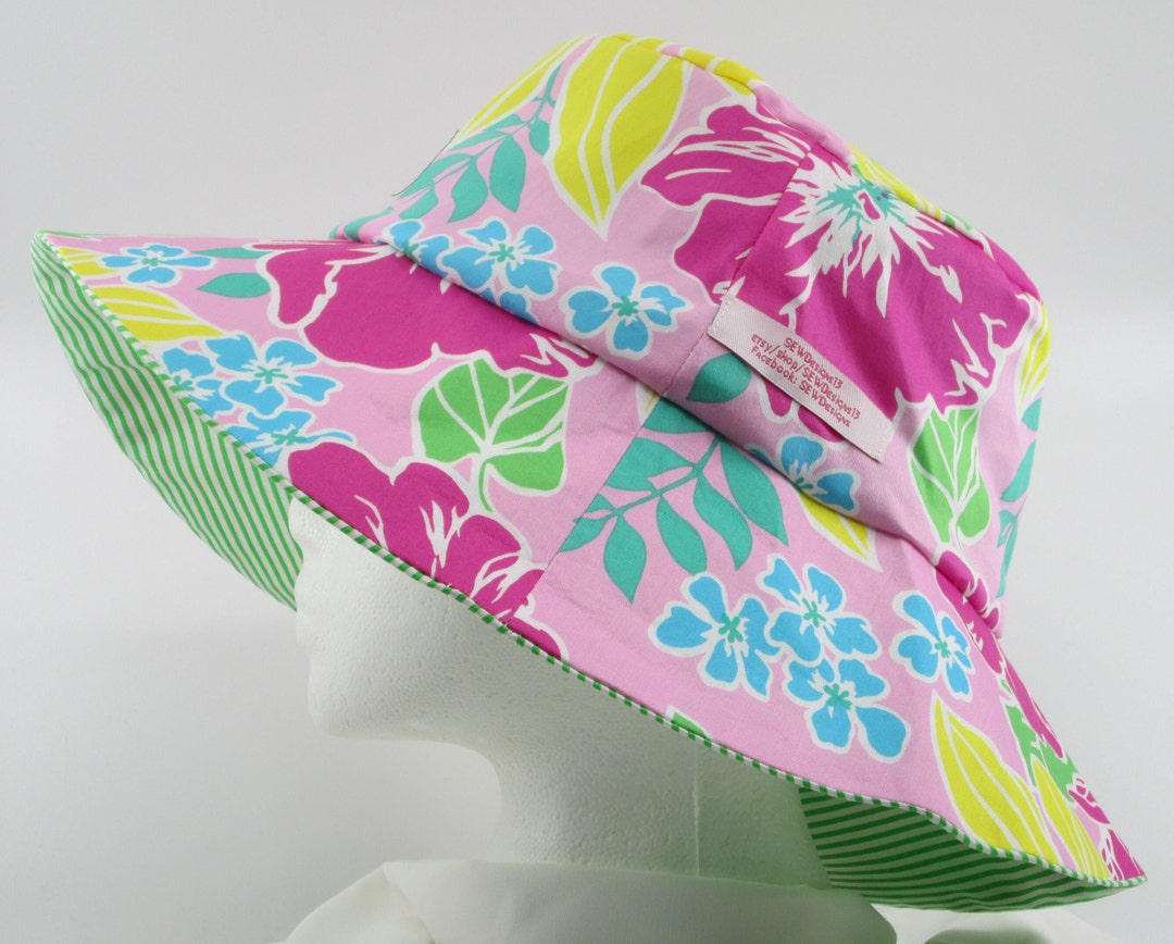 Bucket Hat 25 XXL Reversible Bucket Hat, Floral Bucket Hat, Hat for