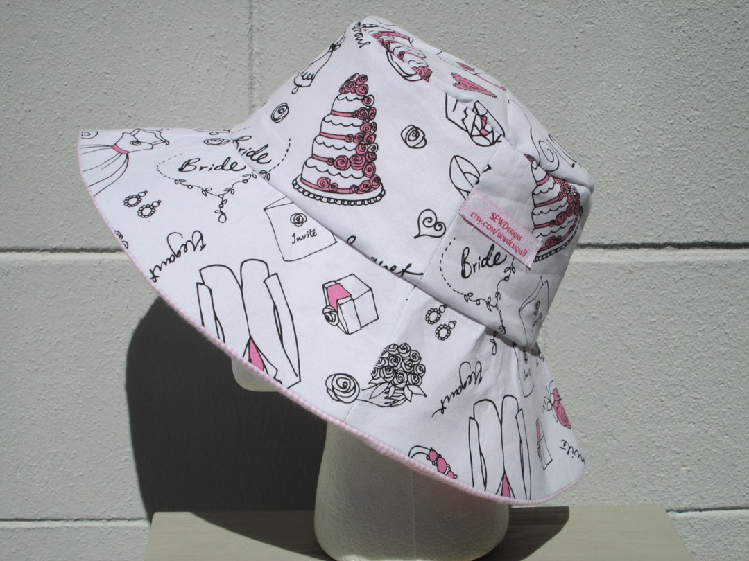 Bridal Bucket Hat 24 Xlarge Bachelorette, Wedding Cake, Bridal Shower