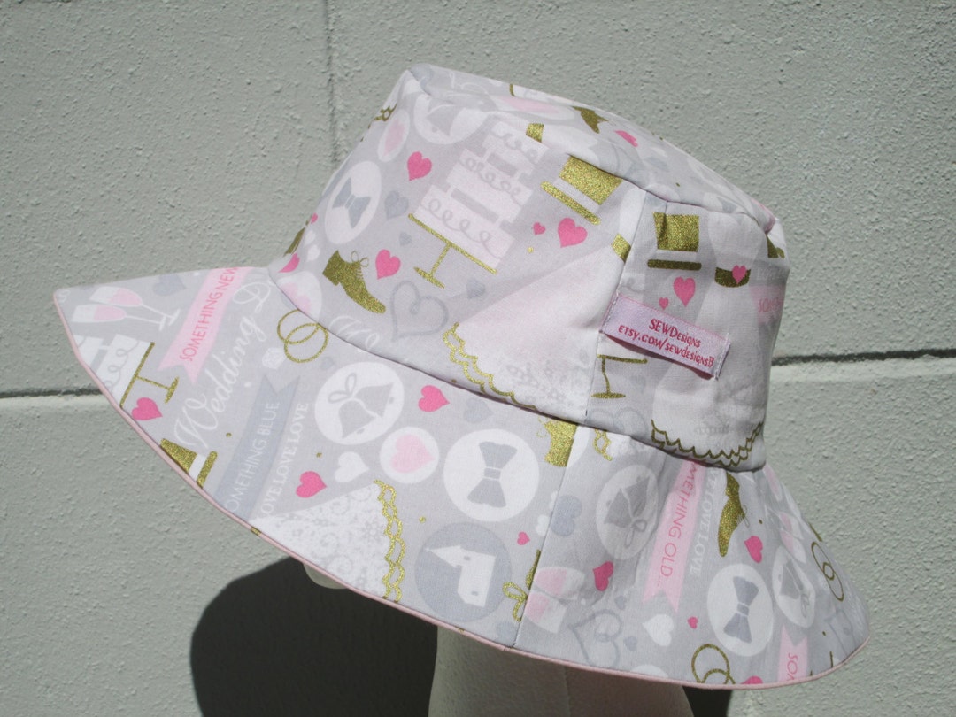 Bridal Bucket Hat 24 Xlarge Bachelorette Wedding Cake Etsy