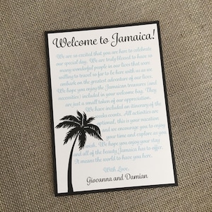 Beach Wedding Welcome Letter, Destination Wedding Welcome Letter, Wedding Welcome Note, Wedding Welcome Letter, Wedding Welcome Bags