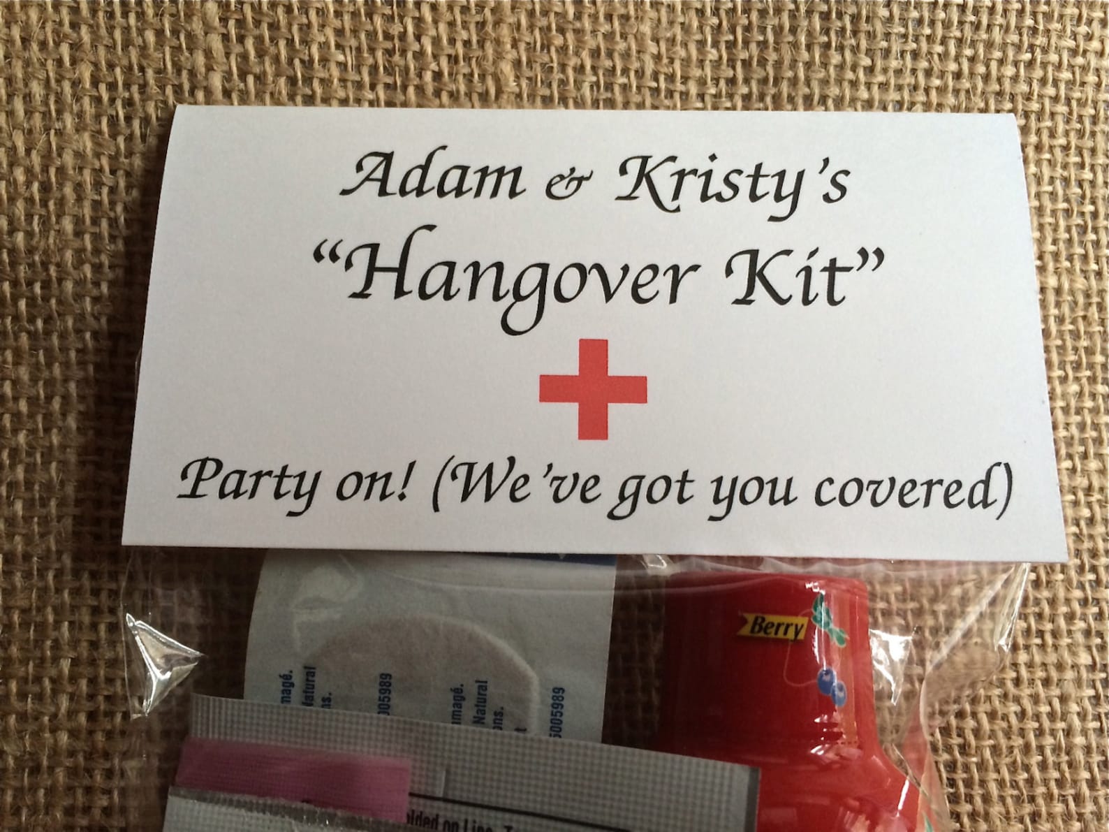 Hangover Kit Bag Toppers Hangover Kit Wedding Hangover Kit Etsy Ireland