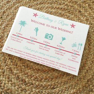 Wedding Itinerary, Wedding Day Itinerary, Destination Wedding Itinerary, Beach Wedding Itinerary, Destination Wedding, Beach Wedding