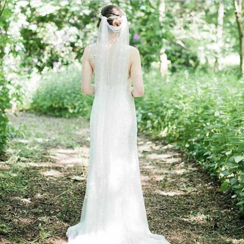 Drape Veil Draped Veil Boho Veil Boho Wedding Veil Beach Etsy