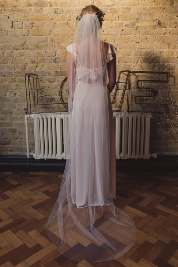 Whisper pink veil Clearance