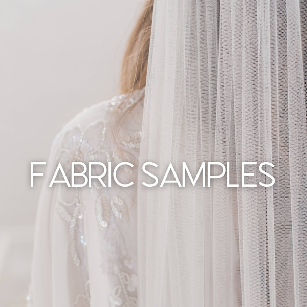 Order a fabric sample/swatch - Soft English Tulle, Pure Silk Tulle, English Net, Fine English Tulle, Italian Tulle, Point d'esprit, Polkadot