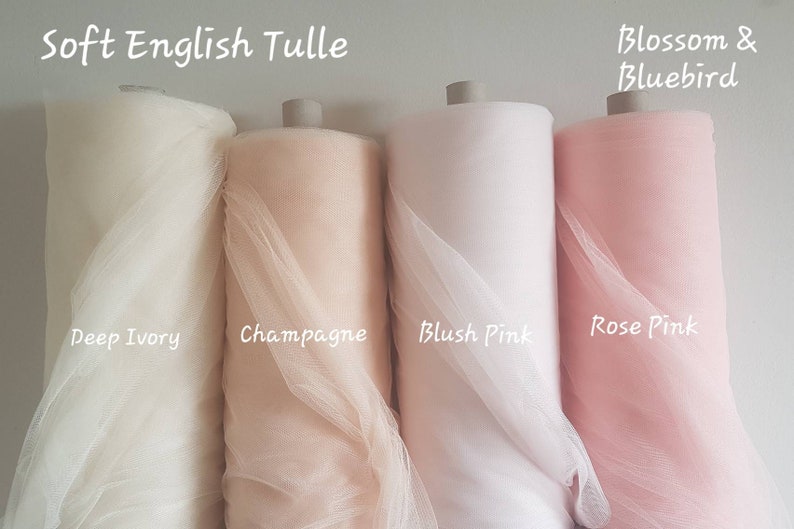 Order a fabric sample/swatch Soft English Tulle, Pure Silk Tulle, English Net, Fine English Tulle, Italian Tulle, Point d'esprit, Polkadot image 2
