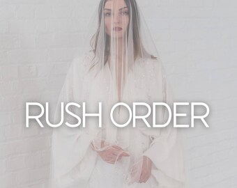 Rush Order: Fast Veil Creation, Express Shipping