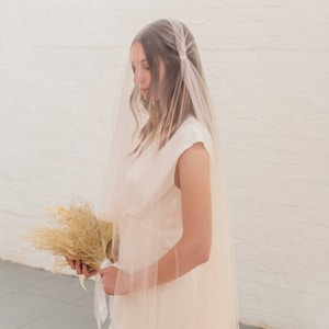 Juliet Cap Veil: Ultrasoft Illusion Tulle, Two Tier Wedding Veil | HONOUR