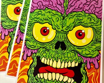 Faces of E-vile: Martian Print