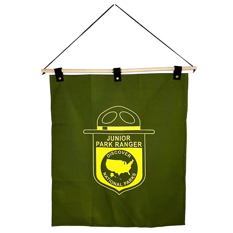 National Park Junior Ranger Scouts Badges Display BANNER Plus / Enamel ...