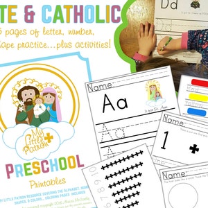 Catholic Preschool Printables
