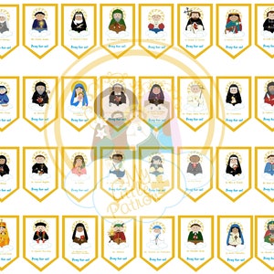 Saints Bunting Banner PDF