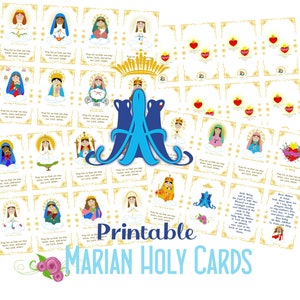 Immaginette Mariane stampabili in formato PDF