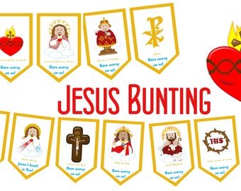 Jesus Bunting Banner PDF