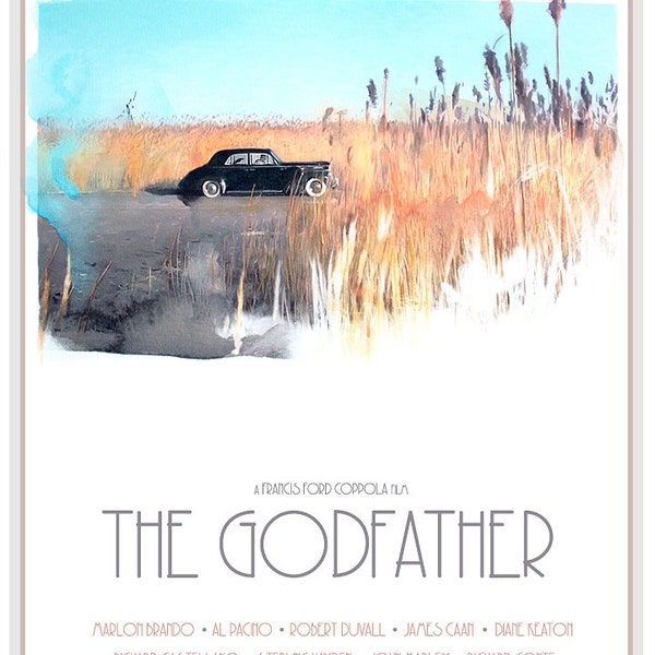 THE GODFATHER Poster 11"x17" - Free Shipping in United States