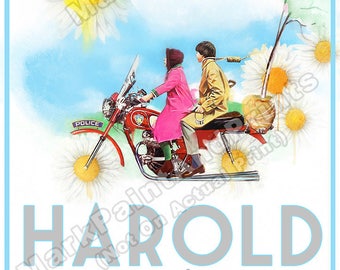 Harold and Maude (Alternative Watercolor) Movie Poster Print 24"x36"