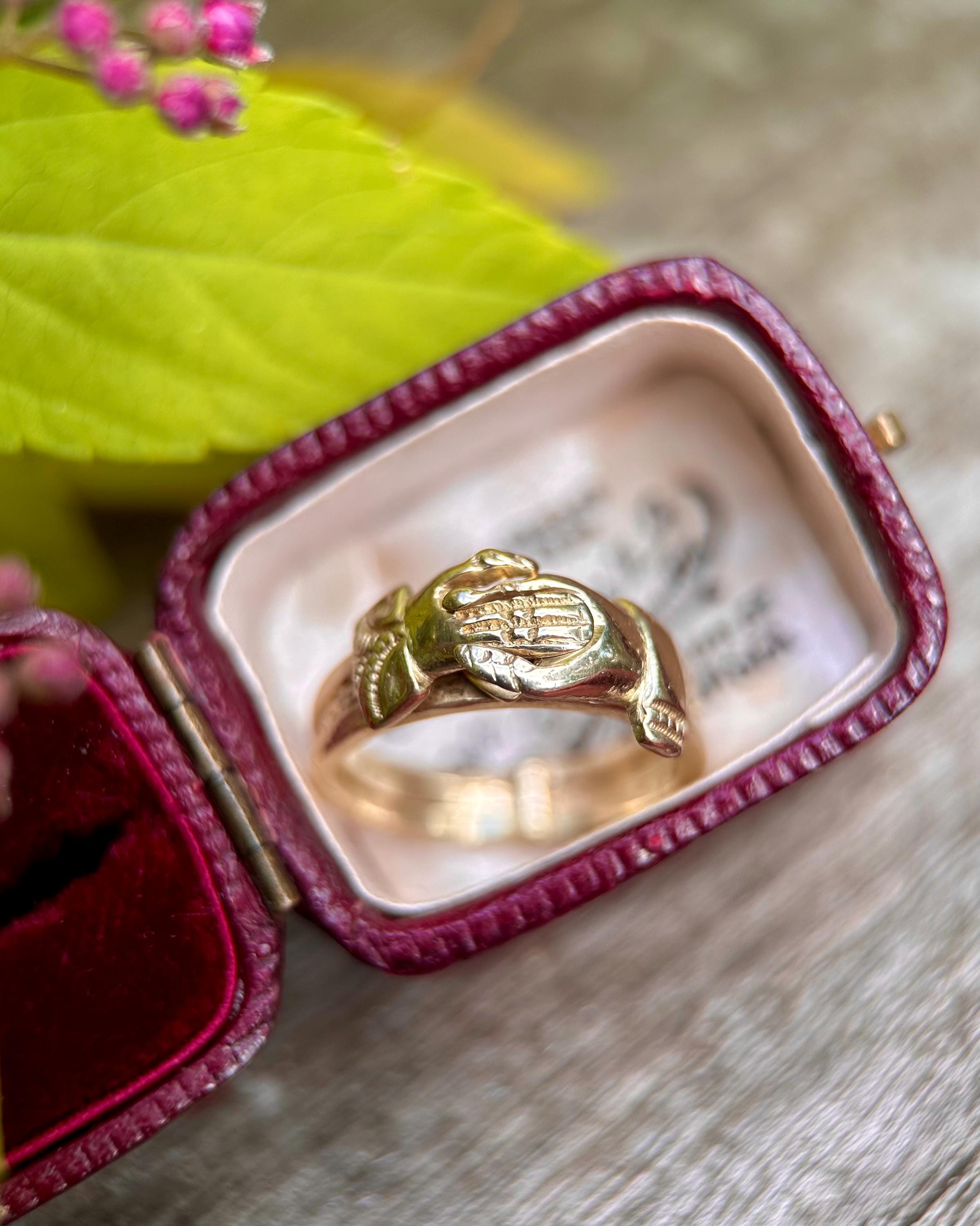 Antique Fede Ring - Etsy