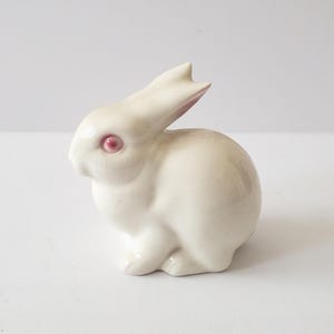 Vintage White Porcelain Bunny, Goebel West Germany, Easter Rabbit Figurine
