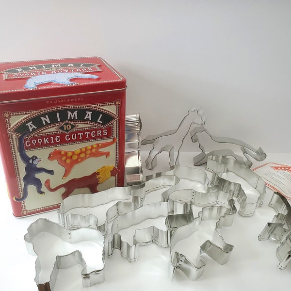 Zoo Animal Cookie Cutter Etsy