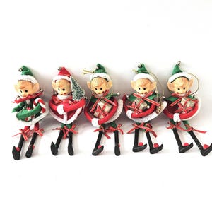 Vintage Katherine's Collection Christmas Pixie Elves