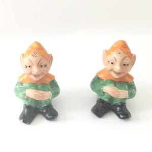 Vintage Muller Volkstedt Irish Pixies, St. Patrick's Day Figurines