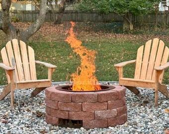 DIY Corten Smokeless Fire Ring Kit, Smokeless fire pit, Customized Design, Firepit, Outdoor, Fire Place, Gift for Camper, Campground