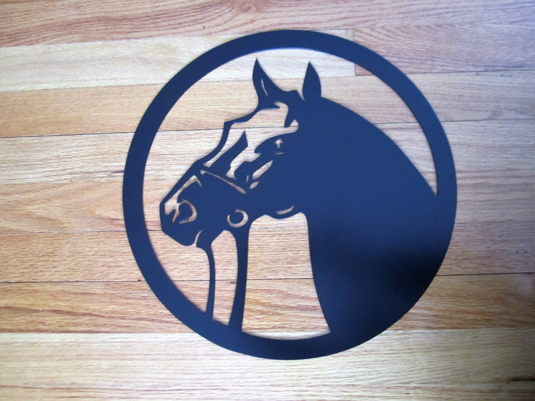 Horse Head Metal Art,farmhouse Decor,horse Gifts, Horse Metal Art