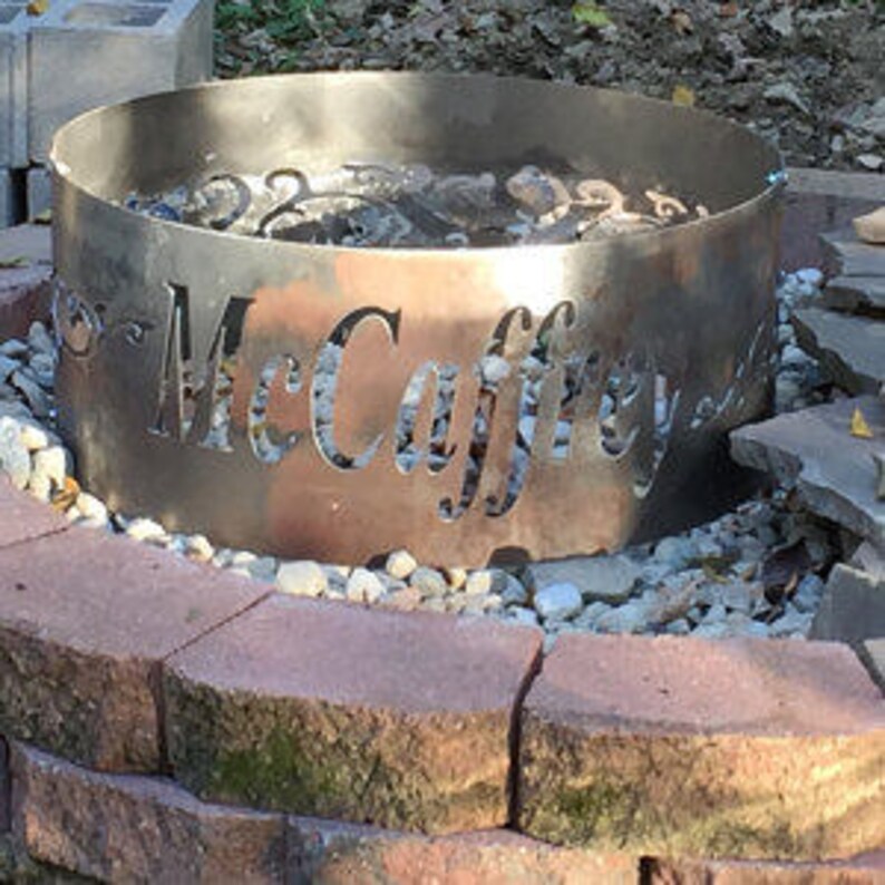 You Design Fire Ring or Custom Fire Ring Customized Design Etsy