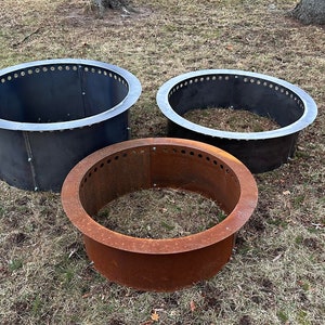 Corten Steel Fire ring with lip, Smokeless, fire pit, Customized, COR_TEN,Design, Pit, Firepit, Outdoor, Fire Place, Campground,