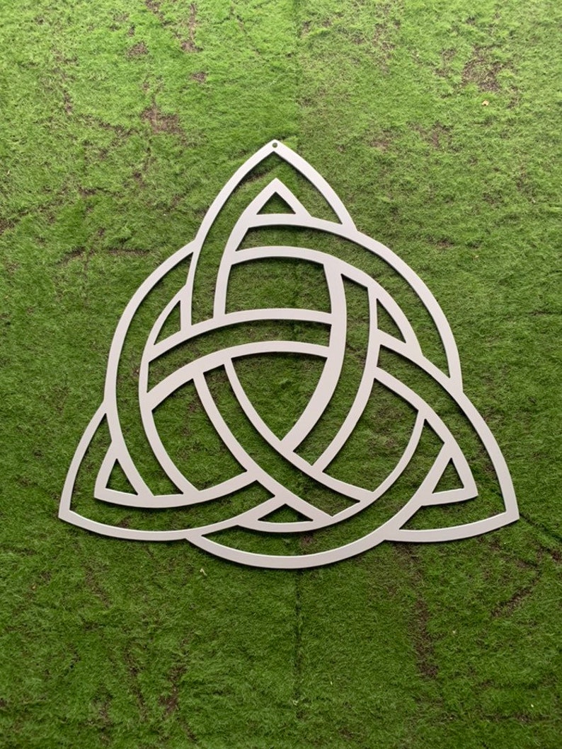 Christian Trinity Knot Celtic Triquetra Irish Home Decor Etsy