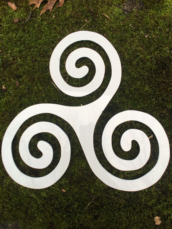 Celtic Triple Spiral Irish Tribal Also Tniskelion , Paganism Triple,  Triskele, Wiccan, Tribal, Christian, Rotational Symmetry, Trinty, - Etsy