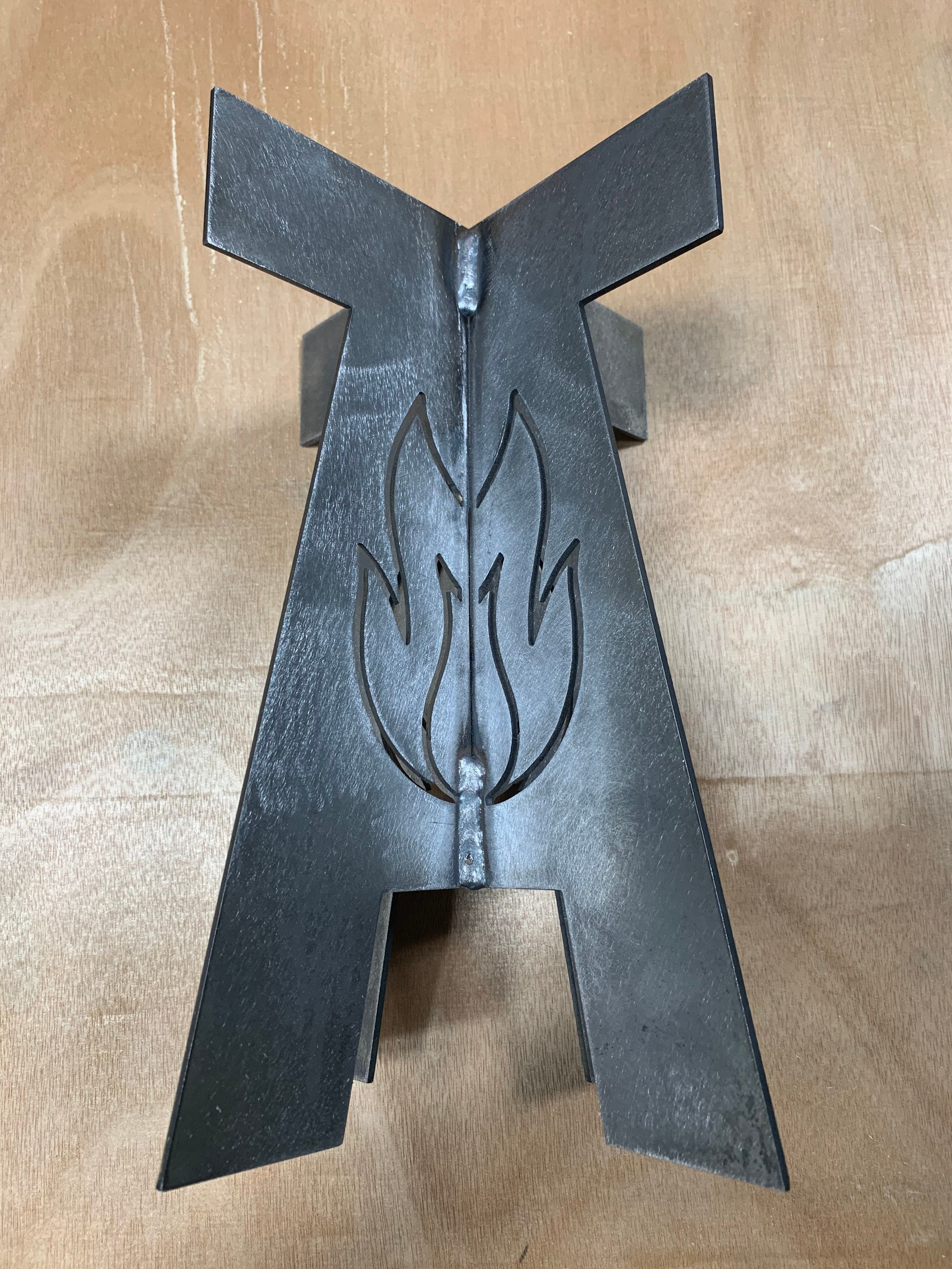 Vertical Firepit Grate Fire Pit Stand Campfire Stand Lodge Etsy