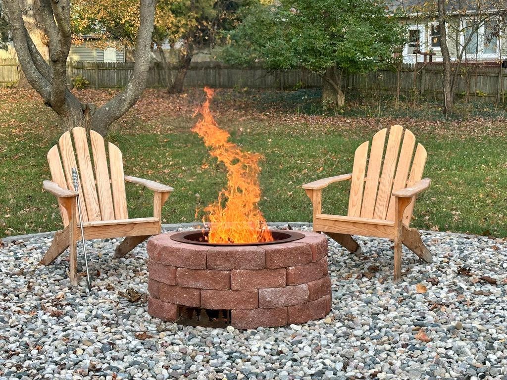 DIY Smokeless Fire Ring Kit, Smokeless fire pit, Customized  Design, Pit, Firepit, Outdoor, Fire Place, Gift for Camper, Campground, Corten