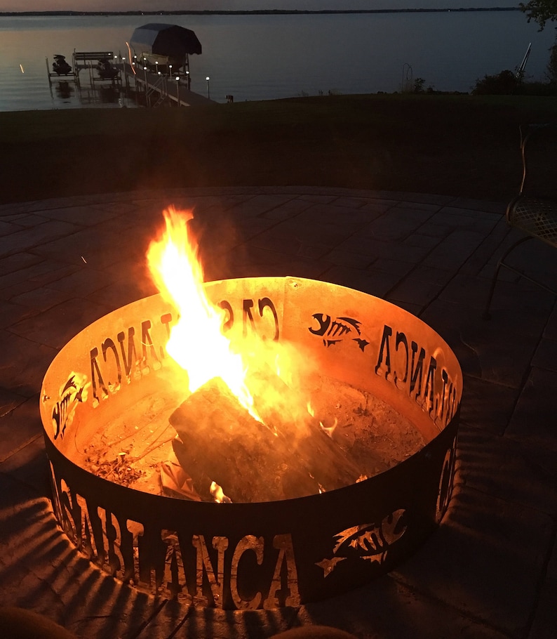 You Design Fire Ring or Custom Fire Ring Customized Design Etsy