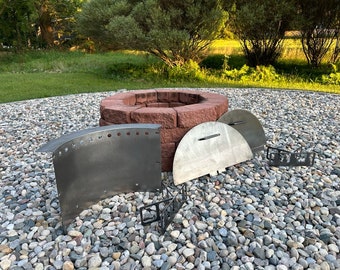 Smokeless Fire Ring Kit, Smokeless, fire pit, Customized  Design, Pit, Firepit, Outdoor, Fire Place, Gift for Camper, Campground,