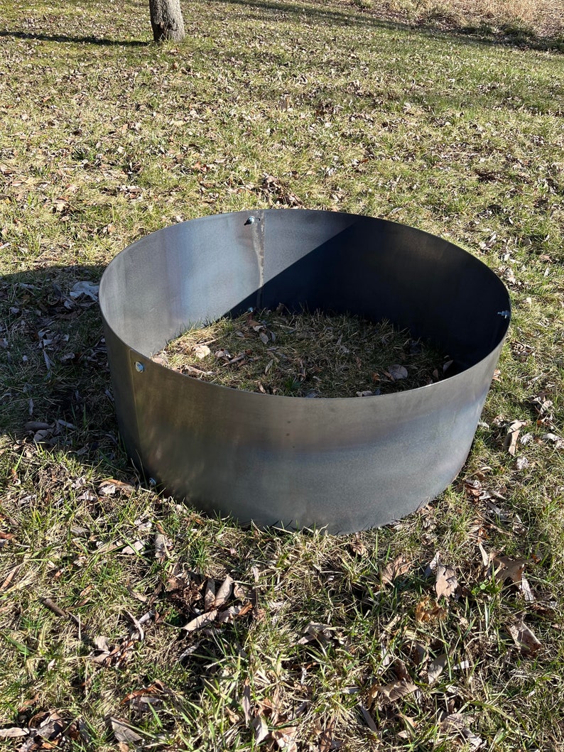Handcrafted Corten Steel Fire Pit - Solid, Durable, Rustic, Long ...