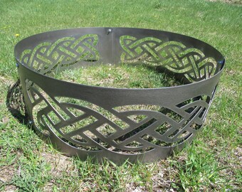 Celtic Band Fire Ring,Celtic Knot Banner, Endless Knot, Gaelic, Irish, Welsh, Knot, Celtic
