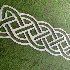 Celtic Knot Pointed Banner, Celtic Knot Clover, Shamrock, Ireland, Holy Trinity, Irish, Sign, Celtic Knot, Holy Trinity, Luck, Lucky, Hope image 1