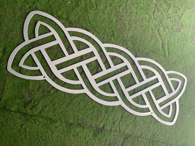 Celtic Knot Pointed Banner, Celtic Knot Clover, Shamrock, Ireland, Holy Trinity, Irish, Sign, Celtic Knot, Holy Trinity, Luck, Lucky, Hope image 1