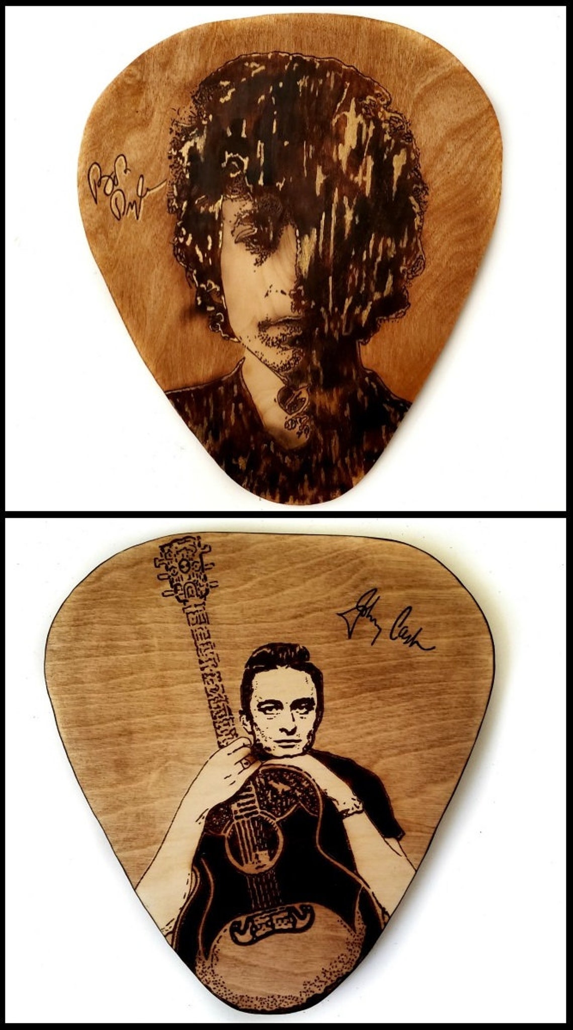 Custom Large Guitar Picks featuring an artist or artists of Etsy