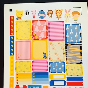 Hundred Acre Wood Weekly Planner Stickers Kit