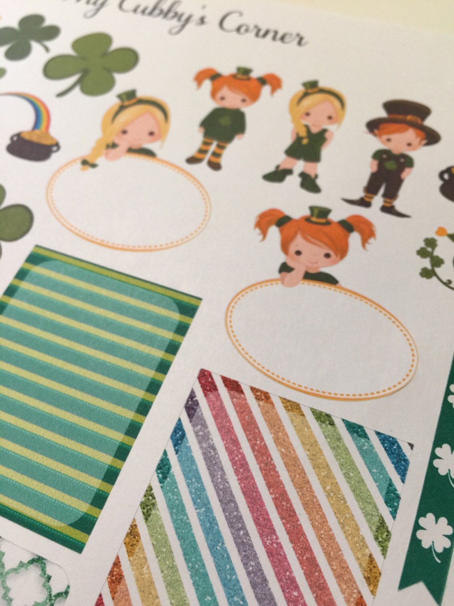 St Patrick's Day Weekly Planner Sticker Kit, St Patricks Day, for Use ...