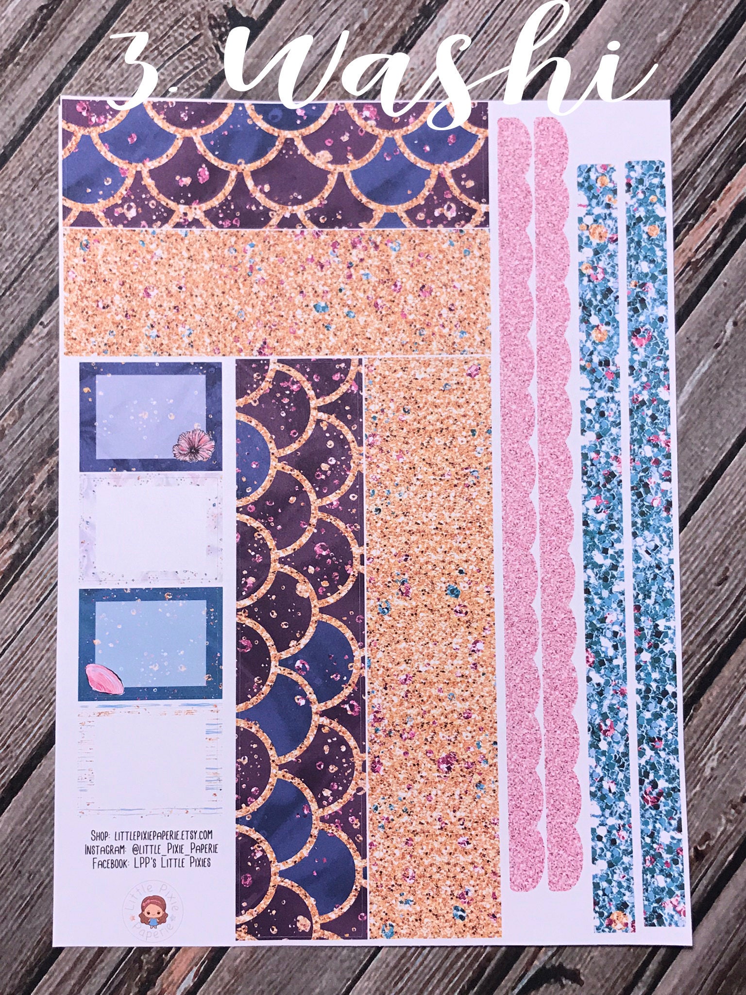 Make Waves Weekly Planner Stickers Kit for Use With Erin - Etsy