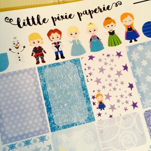 Ice Princess Weekly Planner Stickers Set, for Use With Erin Condren ...