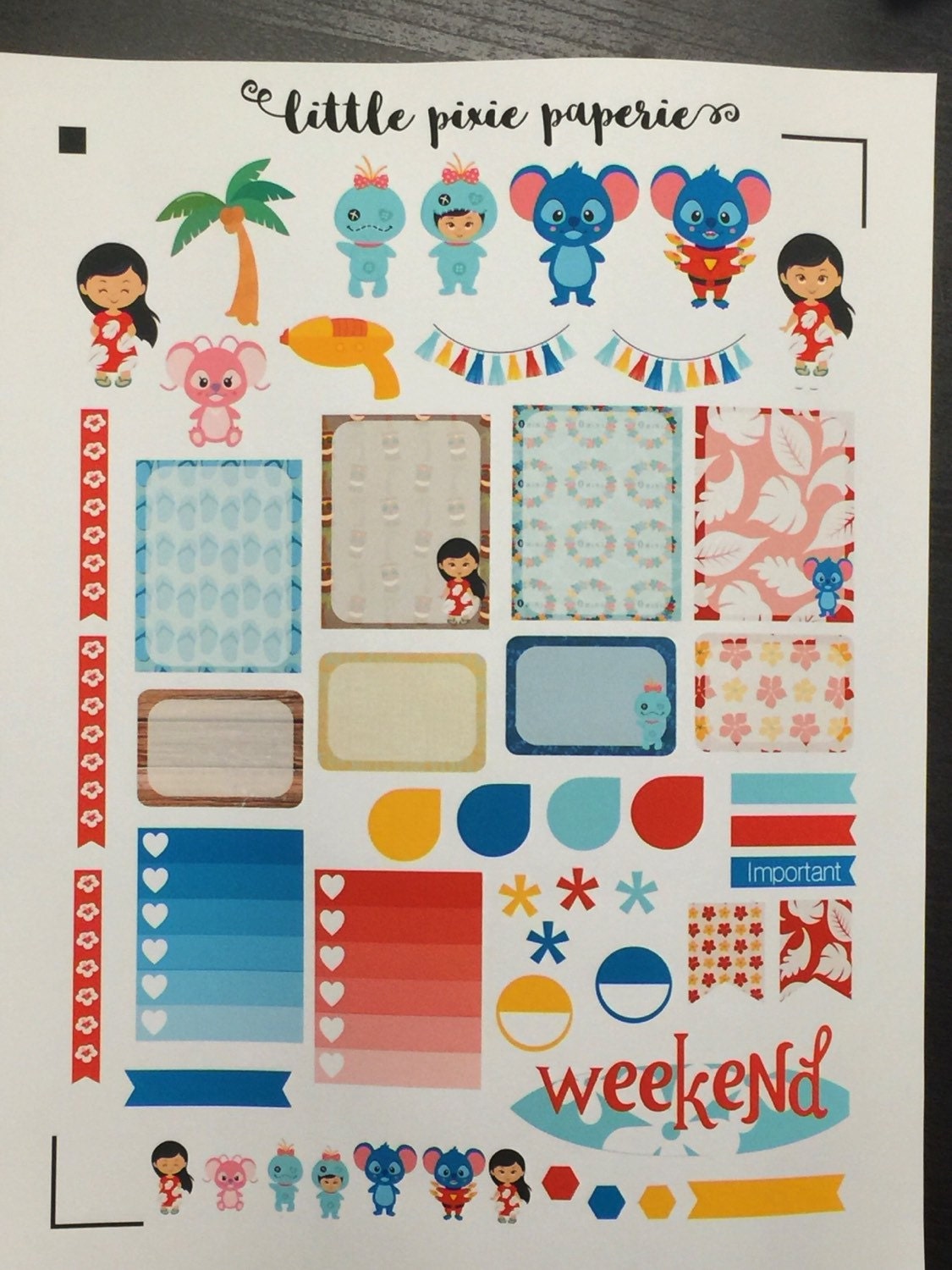 Experiment 626 Weekly Planner Stickers Set, for use with Erin Condren…